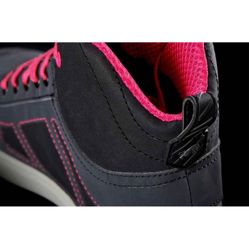 Topánky na motorku Furygan Angie D3O® čierno-ružové