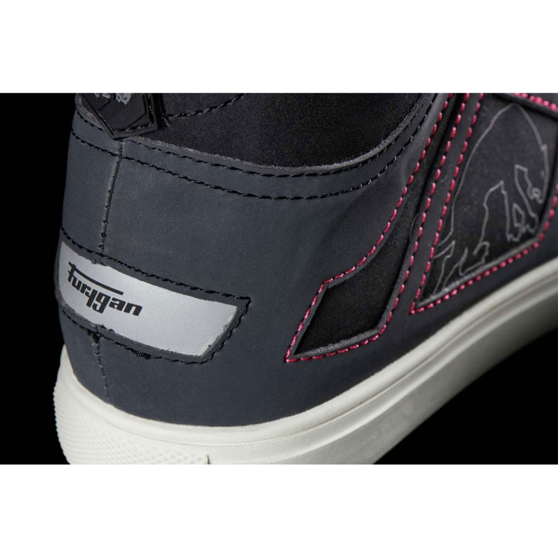 Topánky na motorku Furygan Angie D3O® čierno-ružové