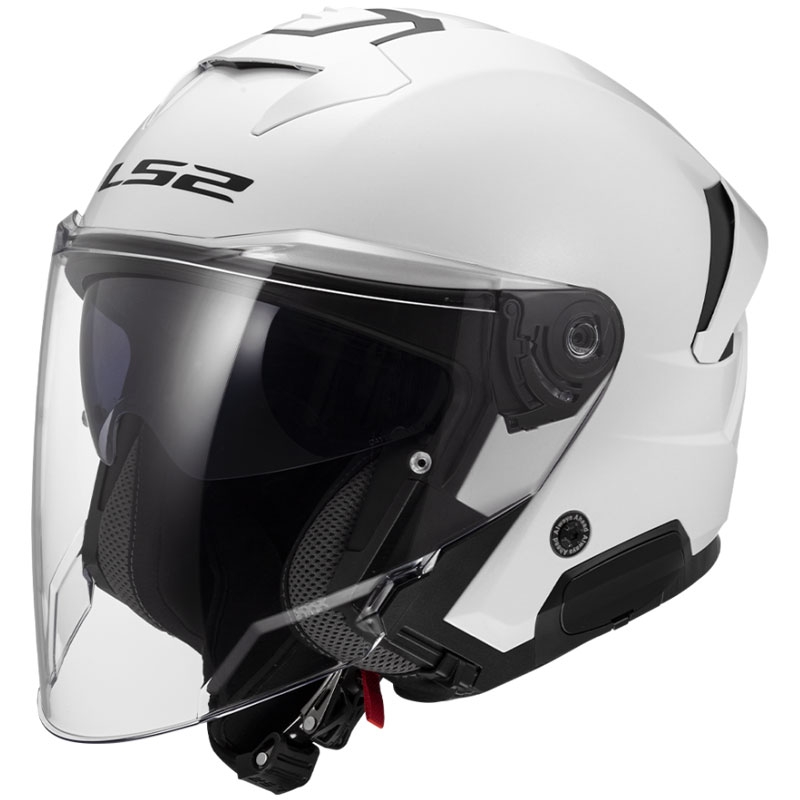 Otvorená helma na motorku LS2 OF618 Verso II Solid biela Veľkosť: XS