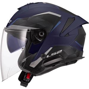 Otvorená prilba na motorku LS2 OF618 Verso II Air tmavo modrá
