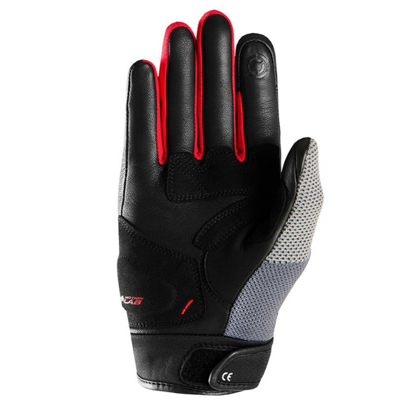 Rukavice na motorku Furygan Jack čierno-sivo-červené