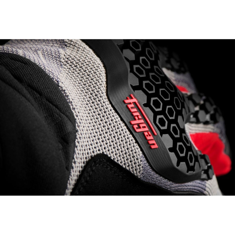 Rukavice na motorku Furygan Jack čierno-sivo-červené