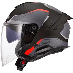 Otvorená helma na motorku LS2 OF618 Verso II Air čierno-červená