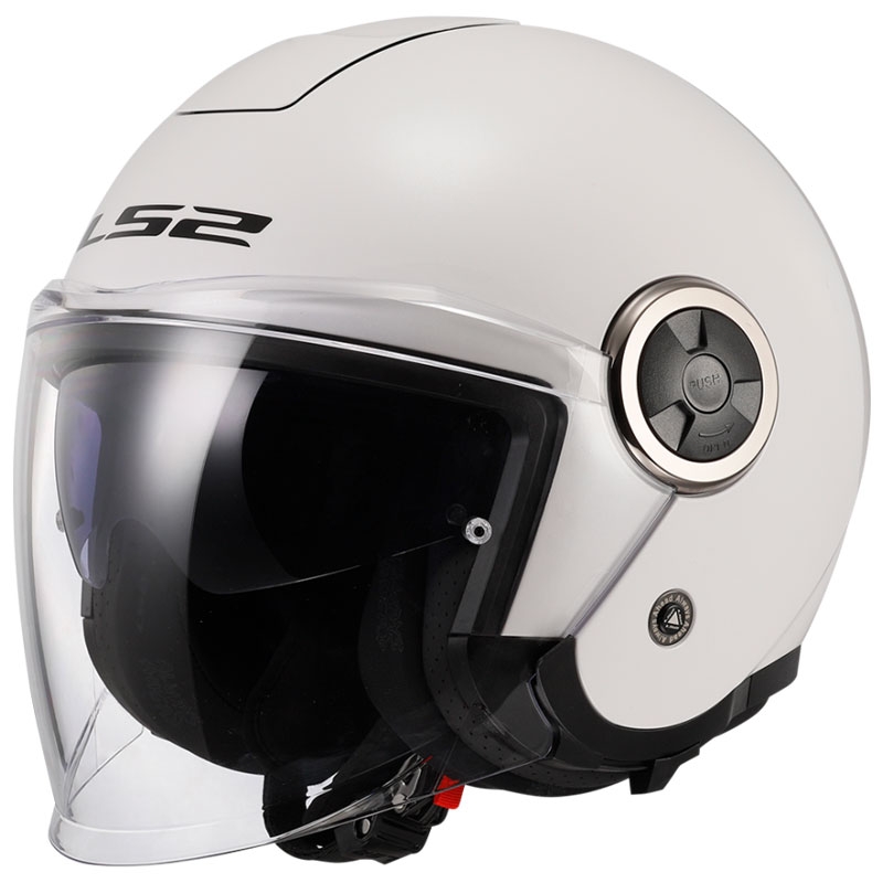 Otvorená helma na motorku LS2 OF620 Classy Solid biela Veľkosť: XS