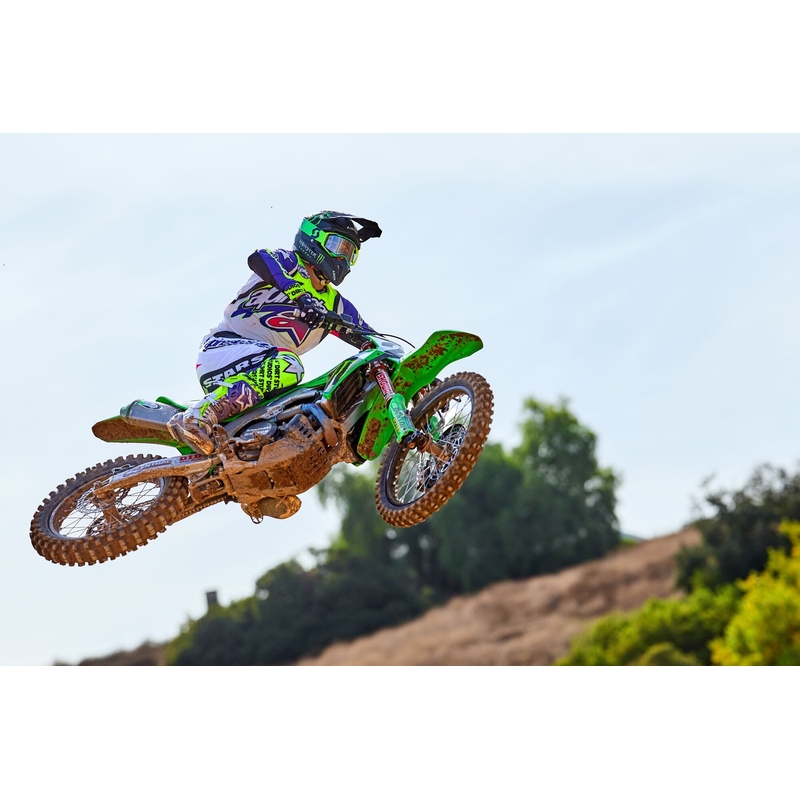 Motokrosový dres Alpinestars Supertech SX limitovaná edícia Dirt Studios bielo-fialovo-ružovo-fluo žltý