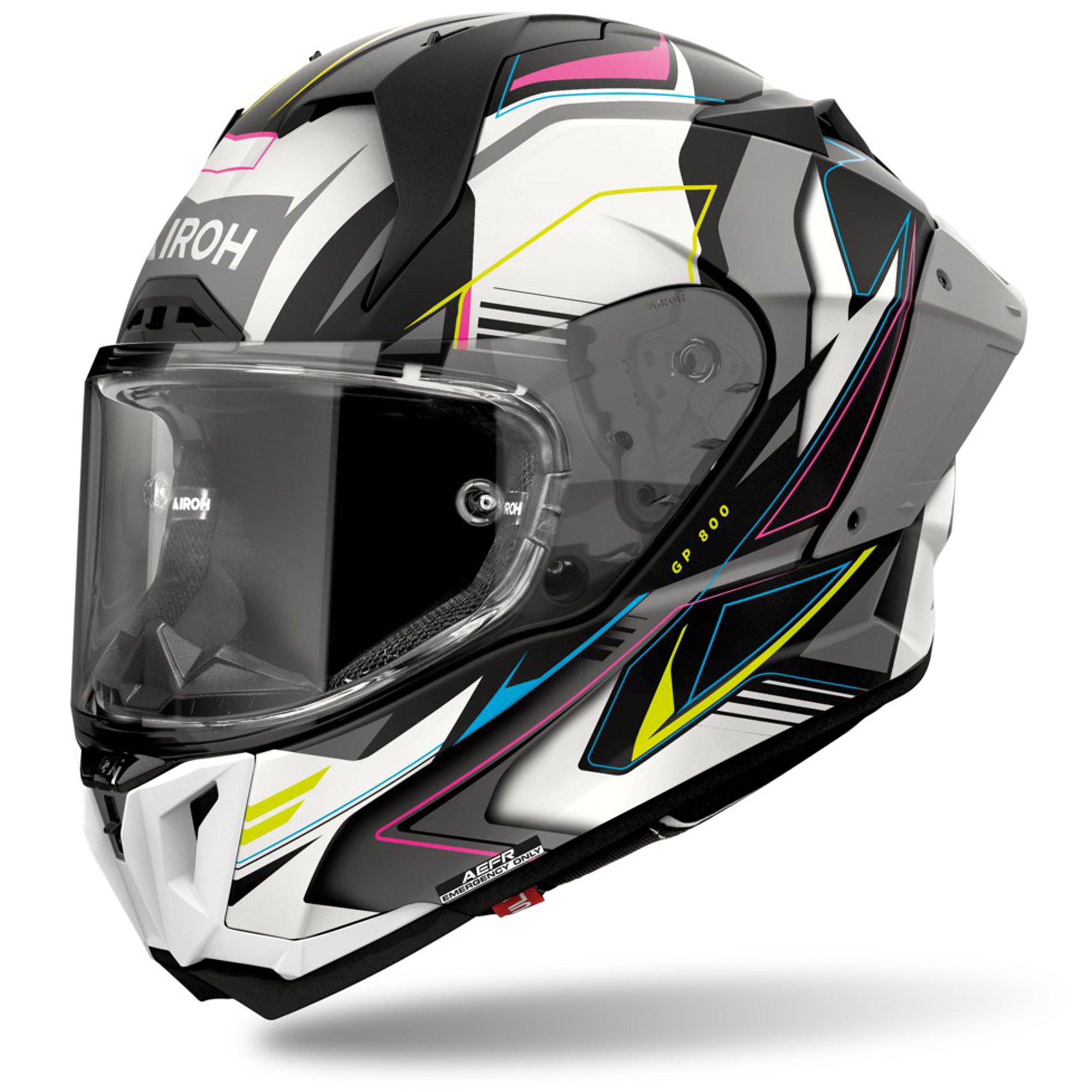 Integrálna helma na motorku Airoh GP800 Must matná multicolor Veľkosť: XS