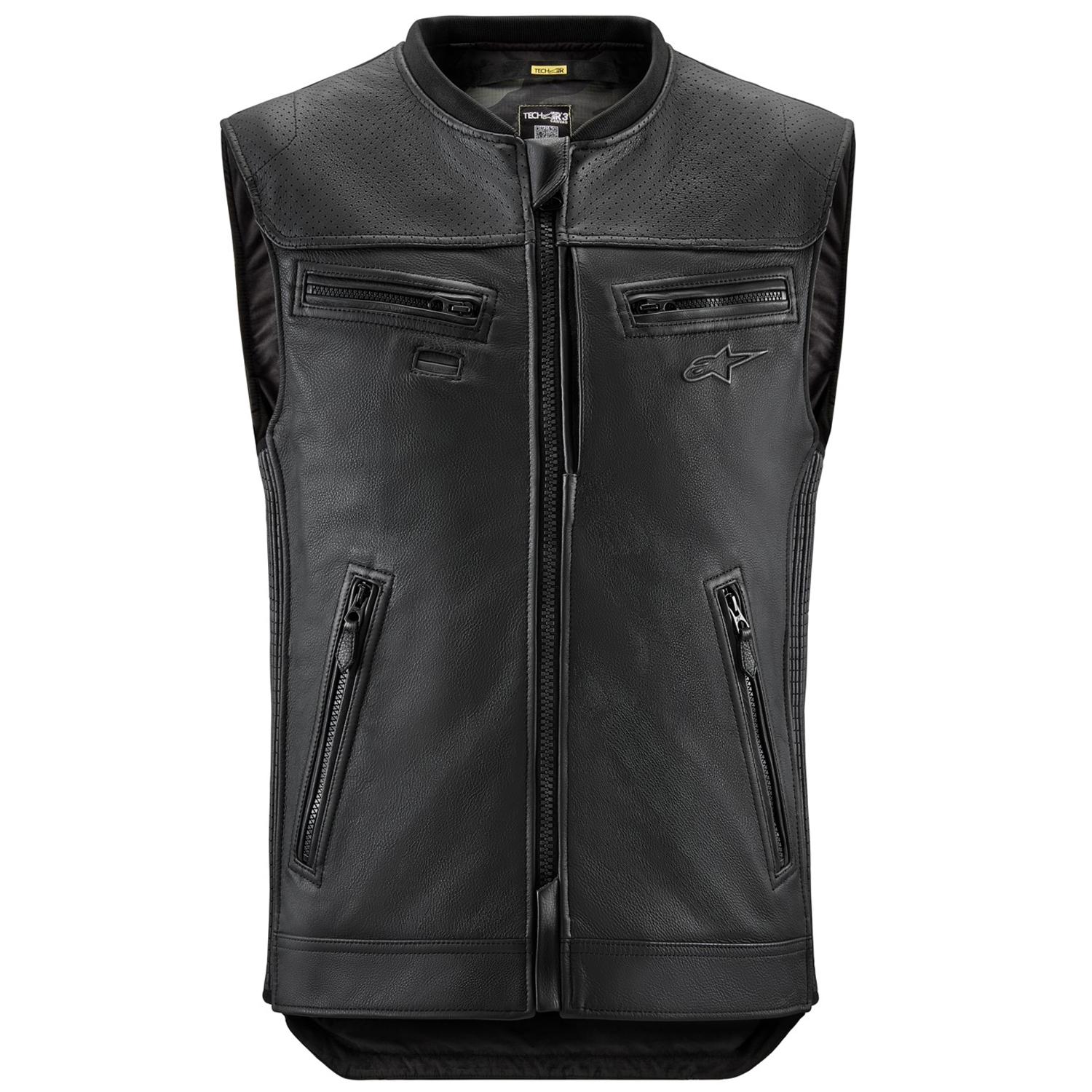 Airbagová vesta Alpinestars TECH-AIR®3 V2 LEATHER system čierna Veľkosť: XS