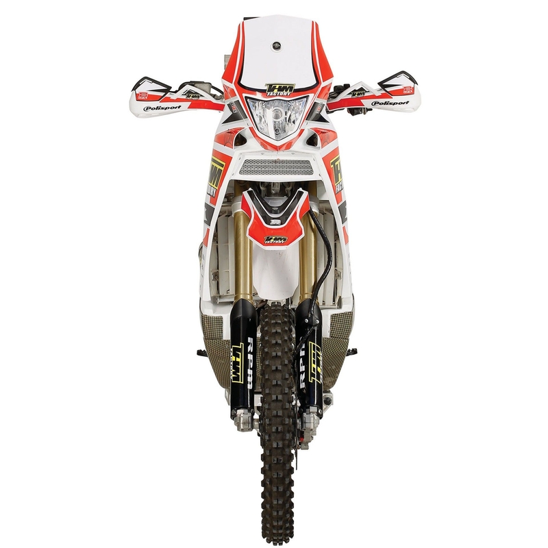 Chránič páčiek POLISPORT EVOLUTION INTEGRAL s montážnou sadov ( priemer 22mm) červená CR04