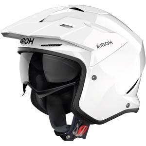 Trial helma na motorku Airoh Kombakt Color biela
