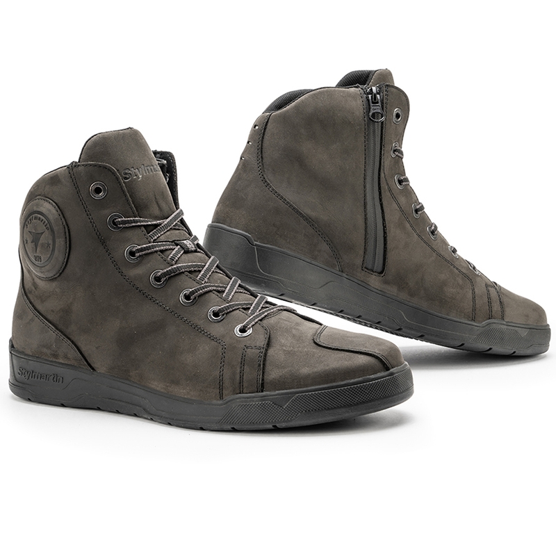 Topánky na motorku Stylmartin Tank WP tmavo sivé