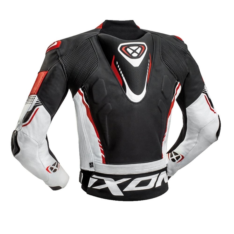 Kombinéza na motocykel IXON Vortex 2 čierno-bielo-červená výpredaj