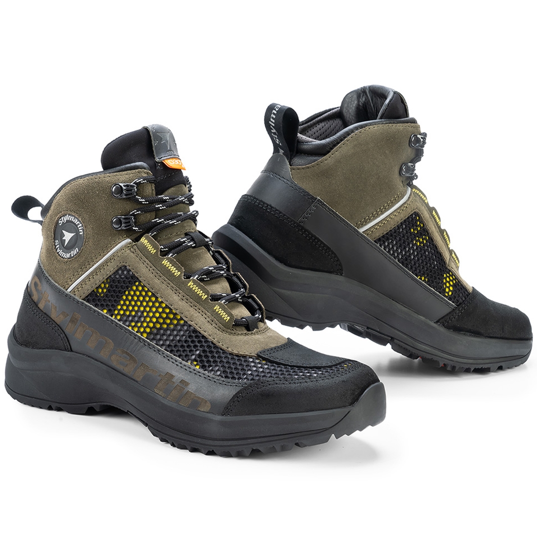 Topánky na motorku Stylmartin Vertigo Air khaki Veľkosť: 38