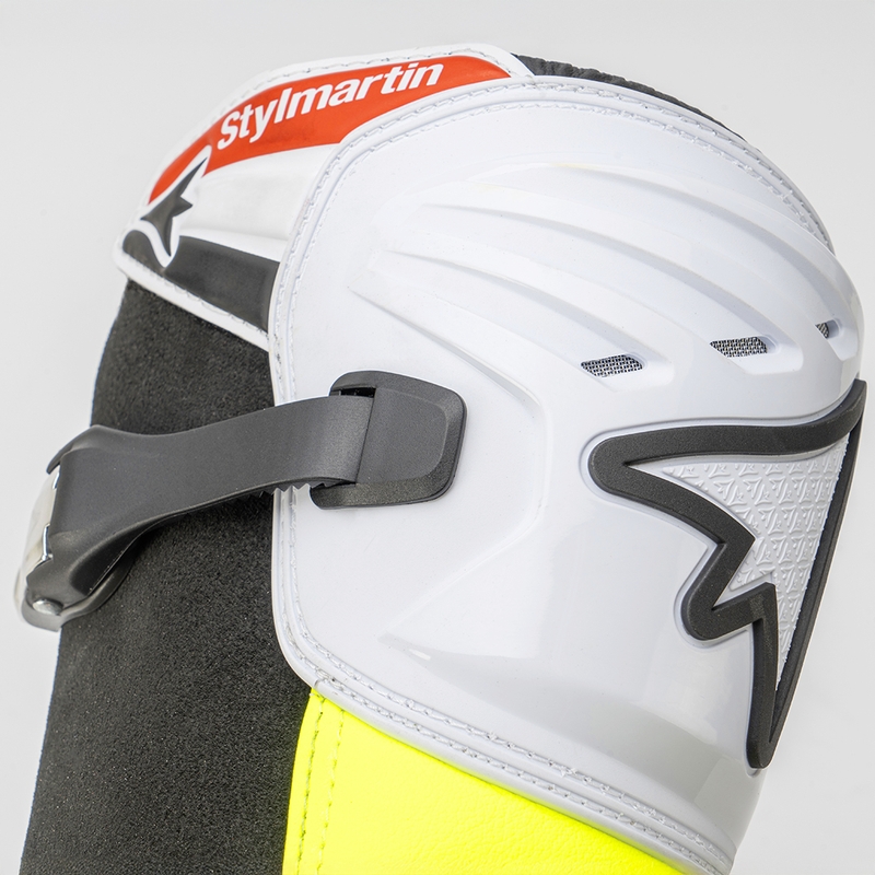 Topánky na motorku Stylmartin Impact Pro.2 bielo-čierno-fluo žlté
