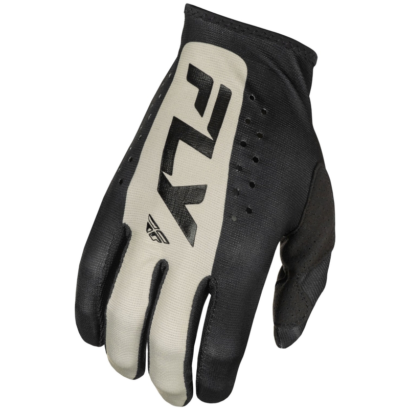 Motokrosové rukavice FLY Racing Lite čierno-sivé