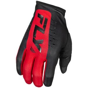 Motokrosové rukavice FLY Racing Lite čierno-červená