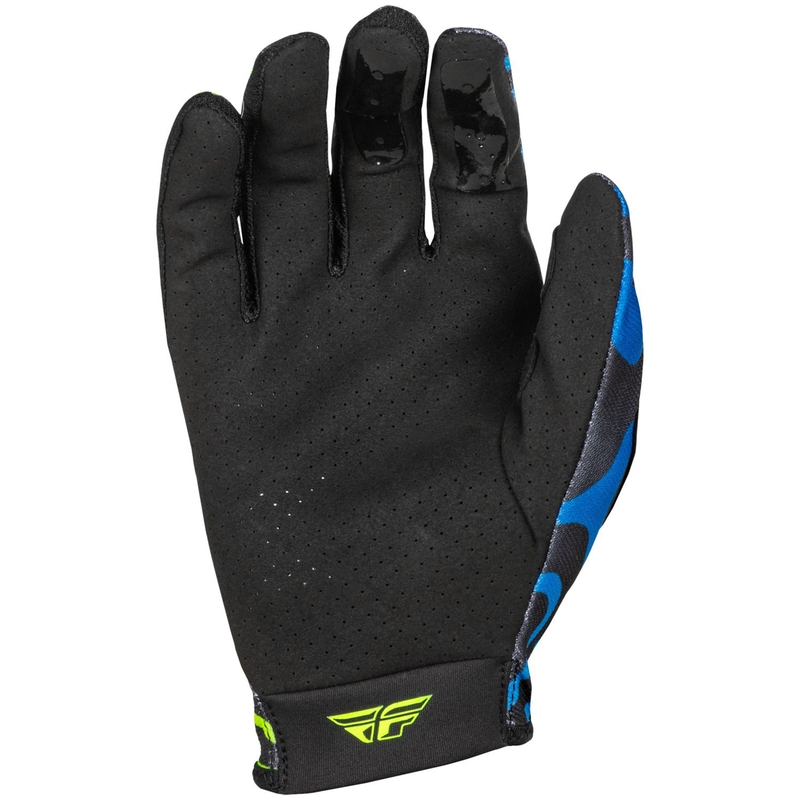 Motokrosové rukavice FLY Racing Lite modro-modro-žlté