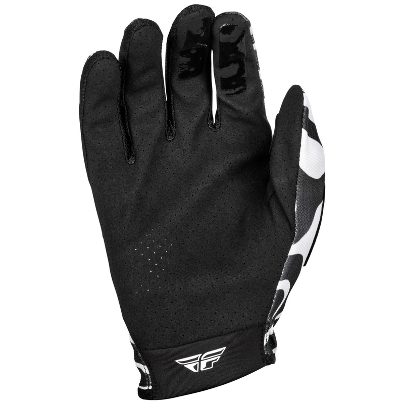 Motokrosové rukavice FLY Racing Lite 2025 bielo-čierne