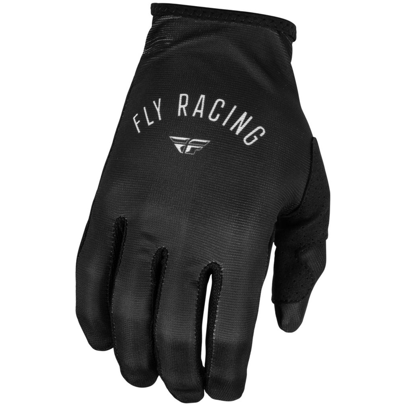 Dámske motokrosové rukavice FLY Racing Lite čierno-sivé