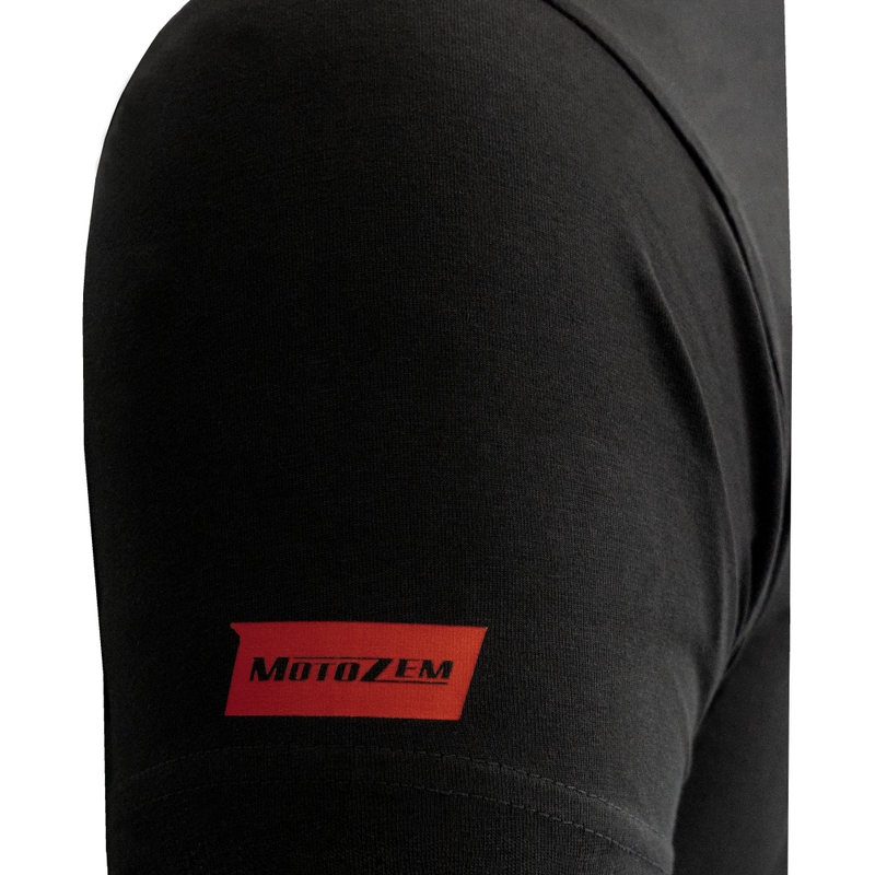 Tričko MotoZem Motorbikes are our passion čierne