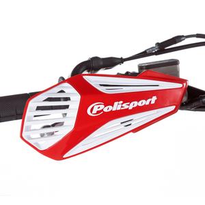Chránič páčiek POLISPORT MX AIR 8308400004 s univerzálnou montážnou sadou na riadidlá ORK-16 / biela