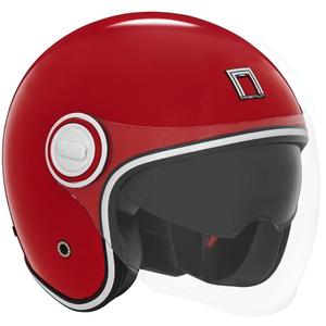Otvorená prilba na motorku NOX PREMIUM Heritage červená