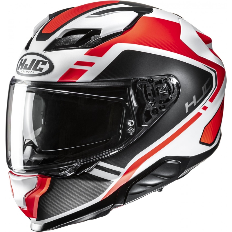Integrálna prilba na motorku HJC F71 Tozz MC6HSF bielo-čierno-červená