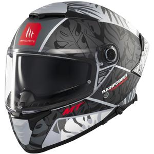 Integrálna helma na motorku MT Thunder 4 SV Rainforest čierno-biela