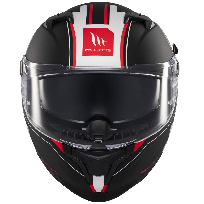 Integrálna prilba na motorku MT Braker SV Charm matná čierno-biela