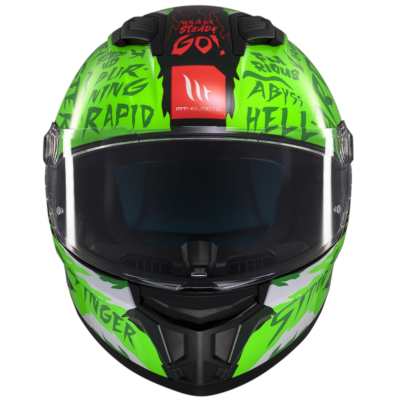 Integrálna prilba na motorku MT Stinger 2 Ardent zelená