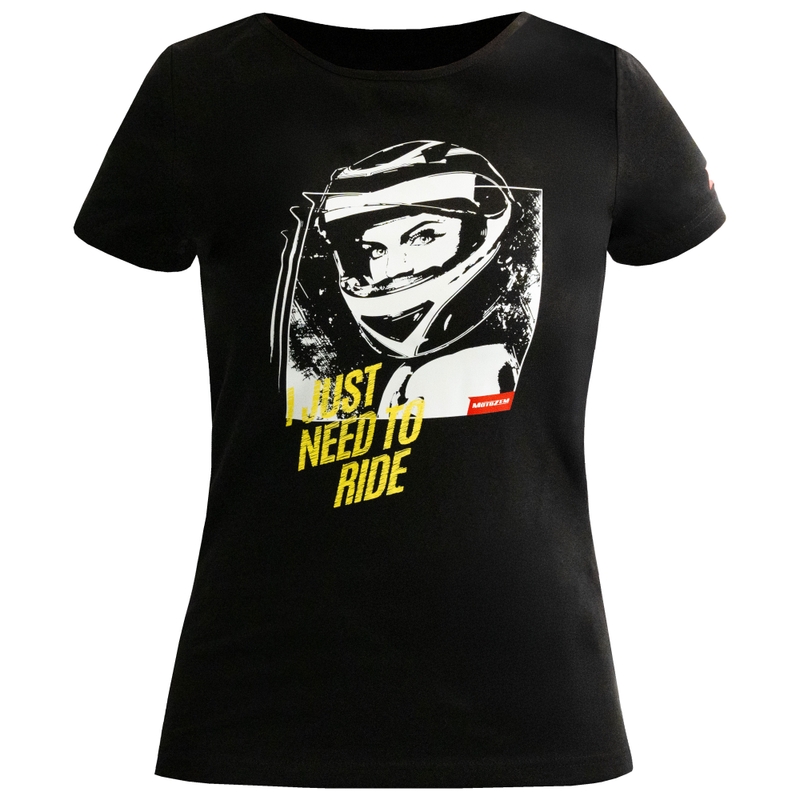 Dámske tričko MotoZem Girl čierne