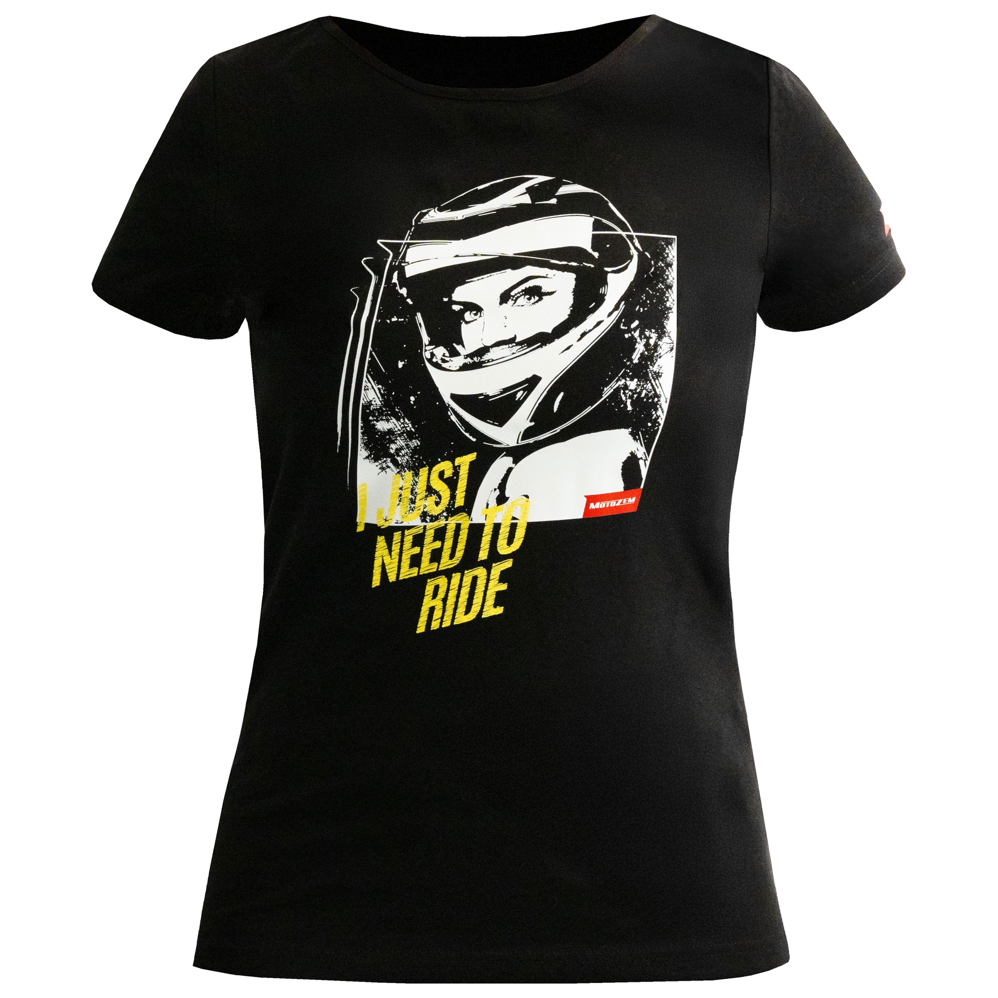 Dámske tričko Motozem Girl čierne Veľkosť: S