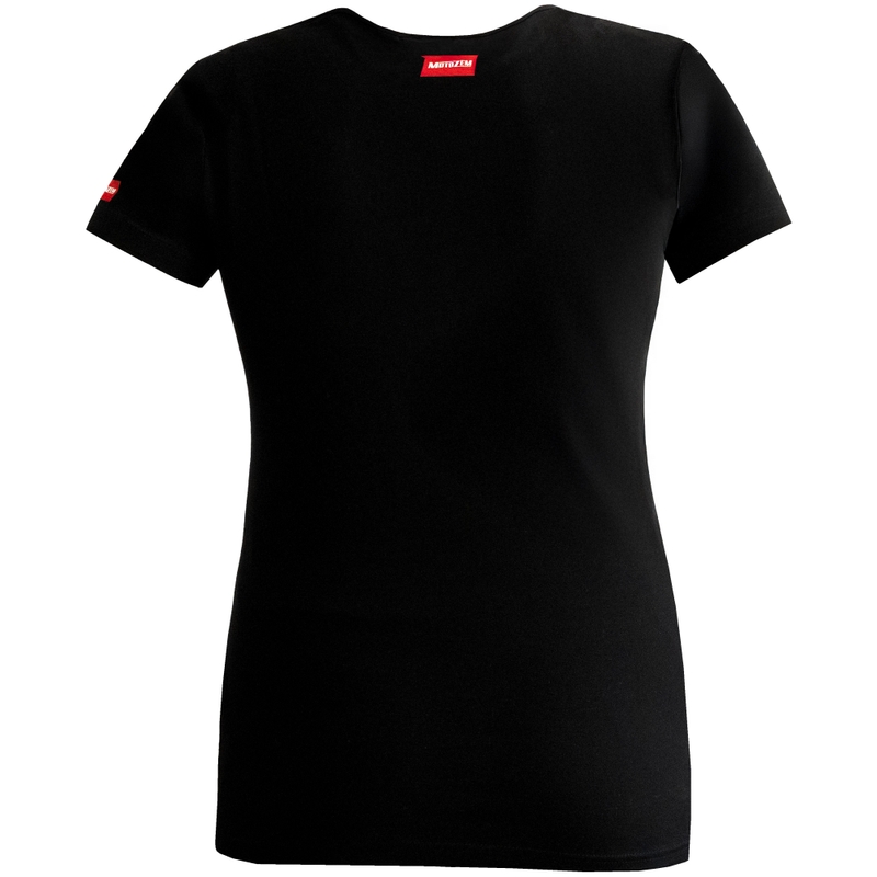 Dámske tričko MotoZem Girl čierne