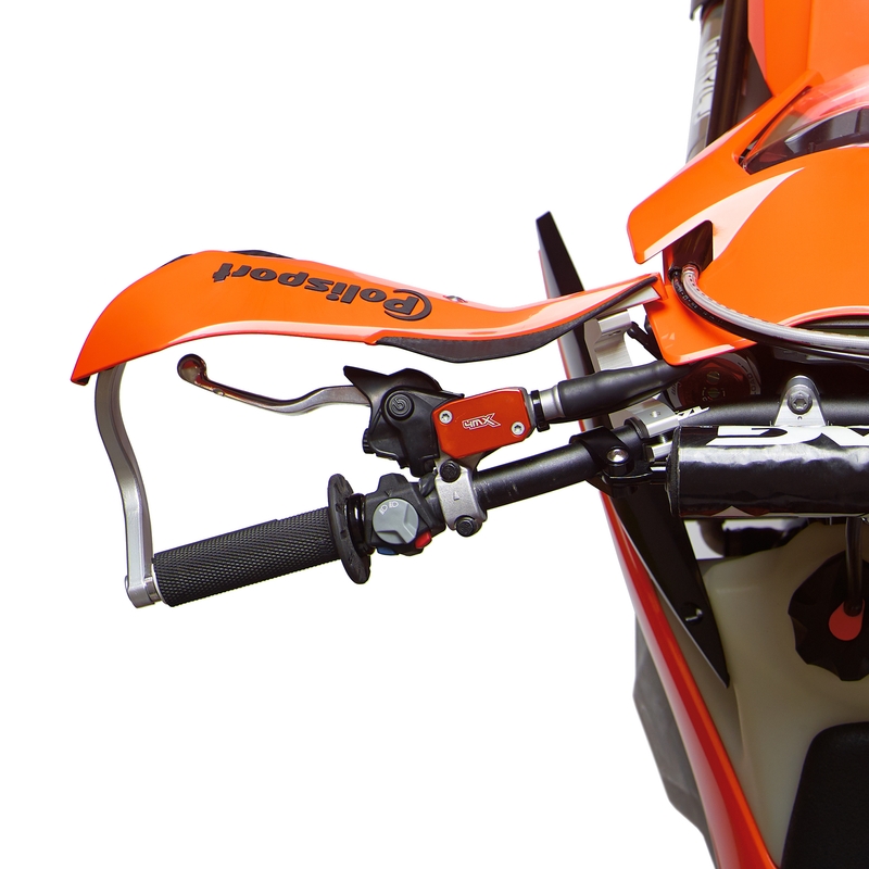 Chránič páčiek POLISPORT TRAIL BLAZER s univerzálnou montážnou sadou červená/čierna