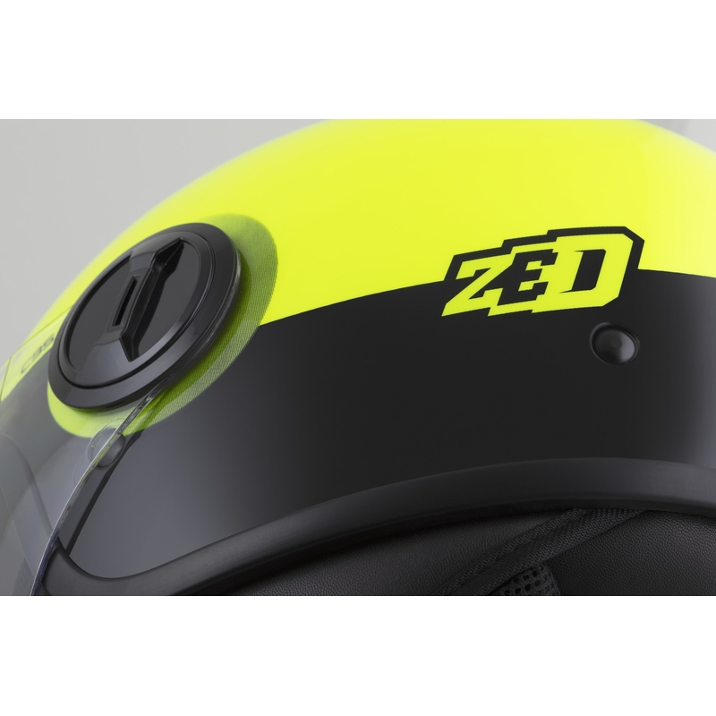 Otvorená helma ZED C35 fluo žlto-čierna