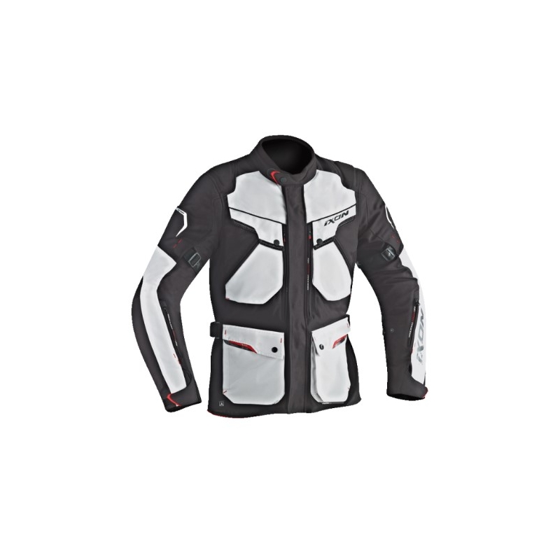 Bunda na motocykel IXON Crosstour HP čierno-šedá