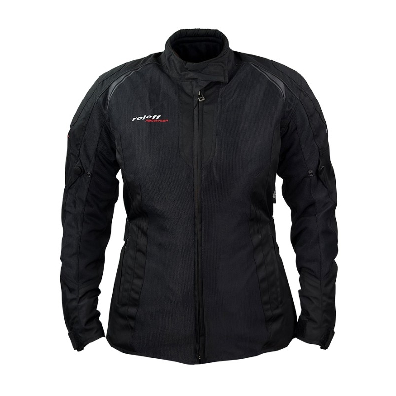Dámska bunda na motocykel Roleff Mesh čierna