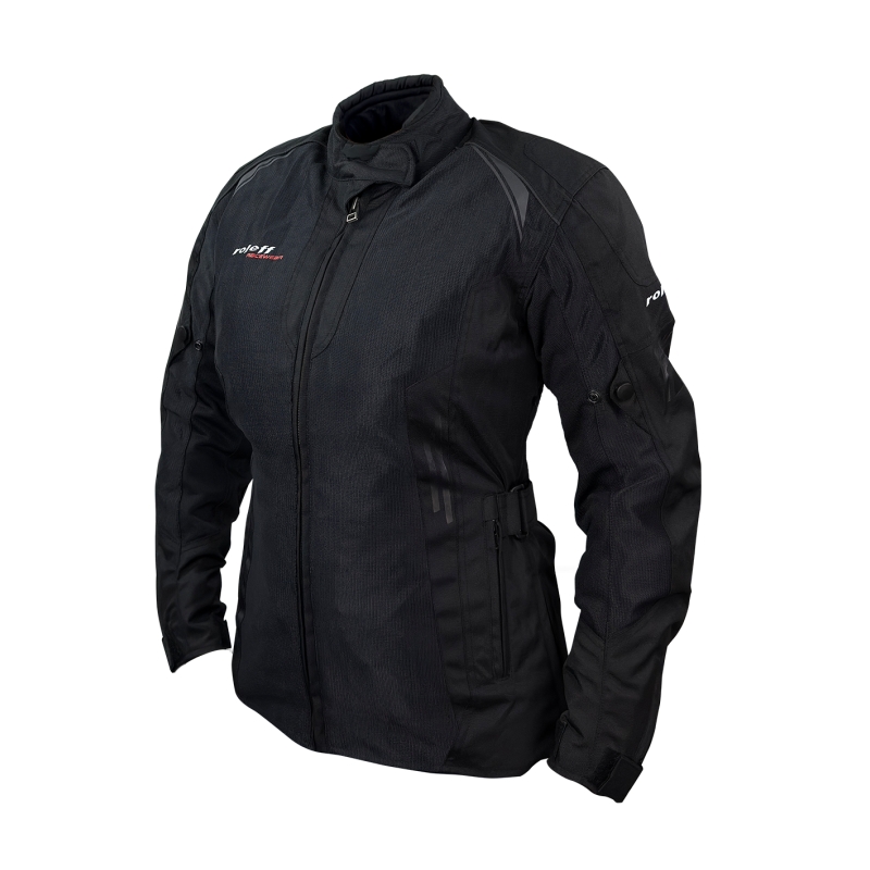 Dámska bunda na motocykel Roleff Mesh čierna