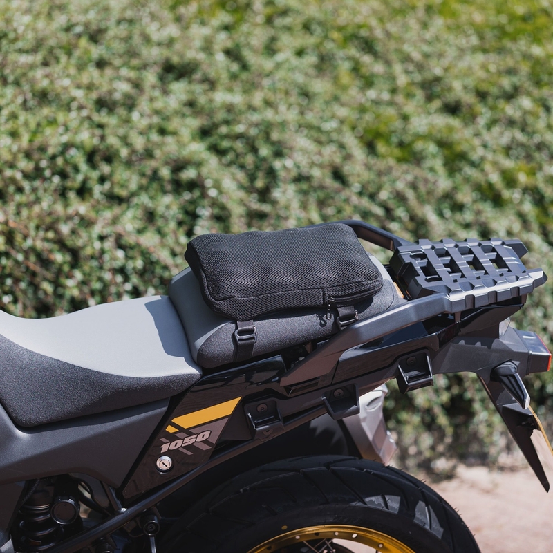 Dofukovacia podložka cez sedlo spolujazdca Oxford Air Seat Pillion and Enduro čierna