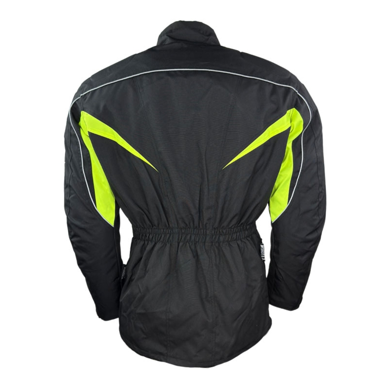 Bunda na motocykel Roleff Kodra čierno-fluorescenčno žltá
