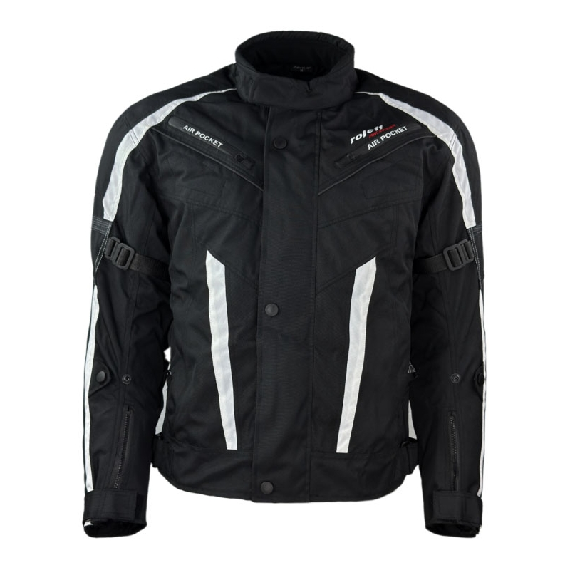 Bunda na motocykel Roleff Kodra RO546 čierno-biela