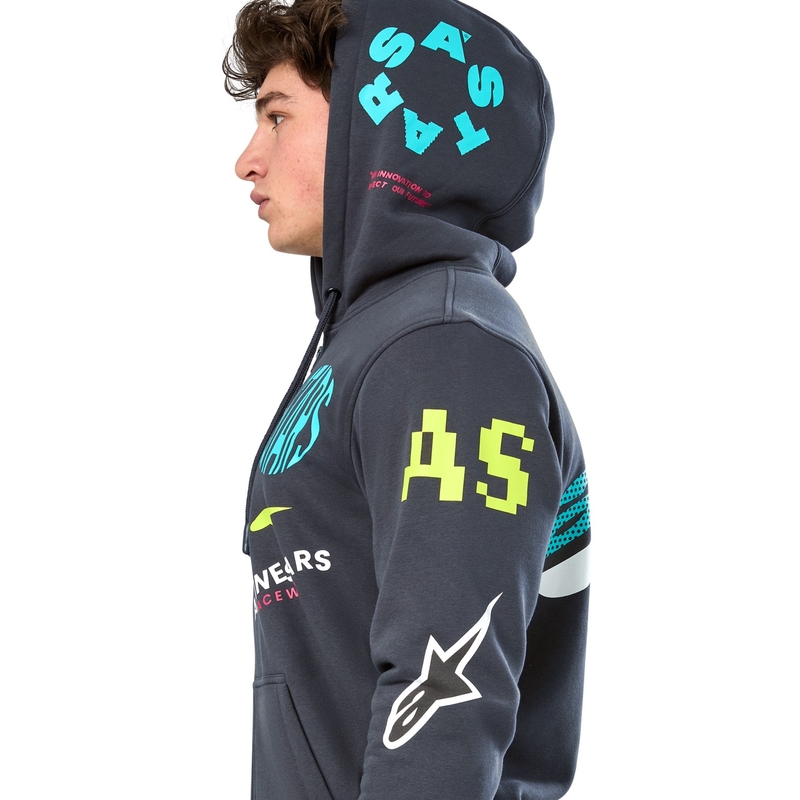 Mikina Alpinestars Varigate Hoodie tmavo šedá