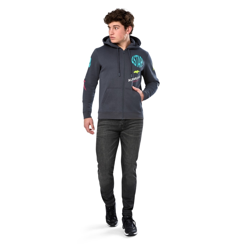 Mikina Alpinestars Varigate Hoodie tmavo šedá
