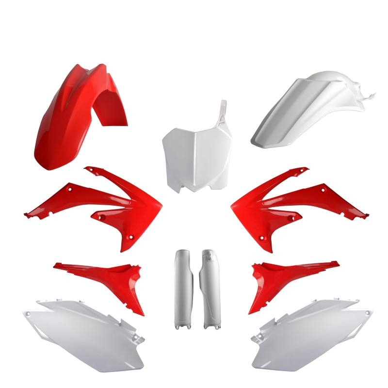 Sada plastov POLISPORT OEM farba pre HONDA CRF 450 R 2011-2012, HONDA CRF 250 R 2011-2013