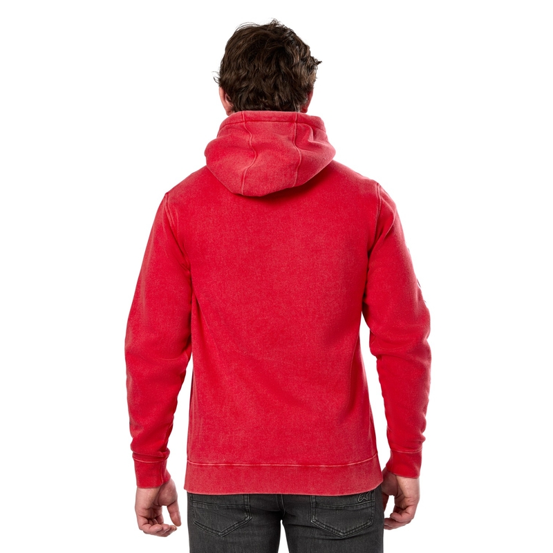 Mikina Alpinestars Unbound Hoodie červená