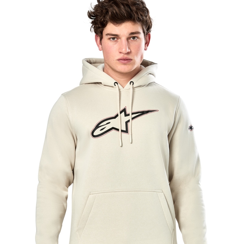Mikina Alpinestars Insignia Hoodie biela offwhite