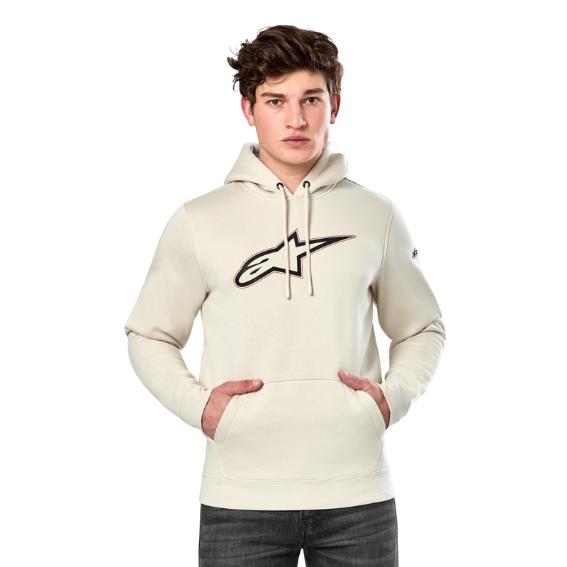 Mikina Alpinestars Insignia Hoodie biela offwhite