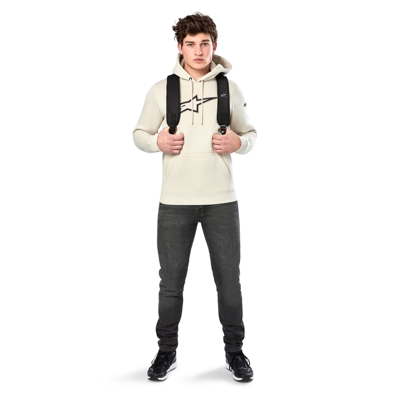 Mikina Alpinestars Insignia Hoodie biela offwhite