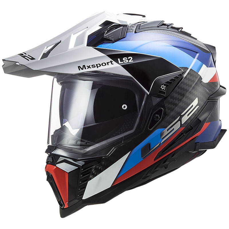 Enduro helma na motorku LS2 MX701 C Explorer Frontier čierno-modrá Veľkosť: S