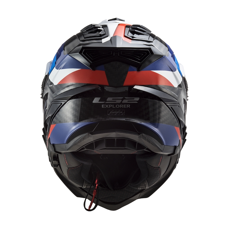 Enduro helma na motorku LS2 MX701 C Explorer Frontier čierno-modrá