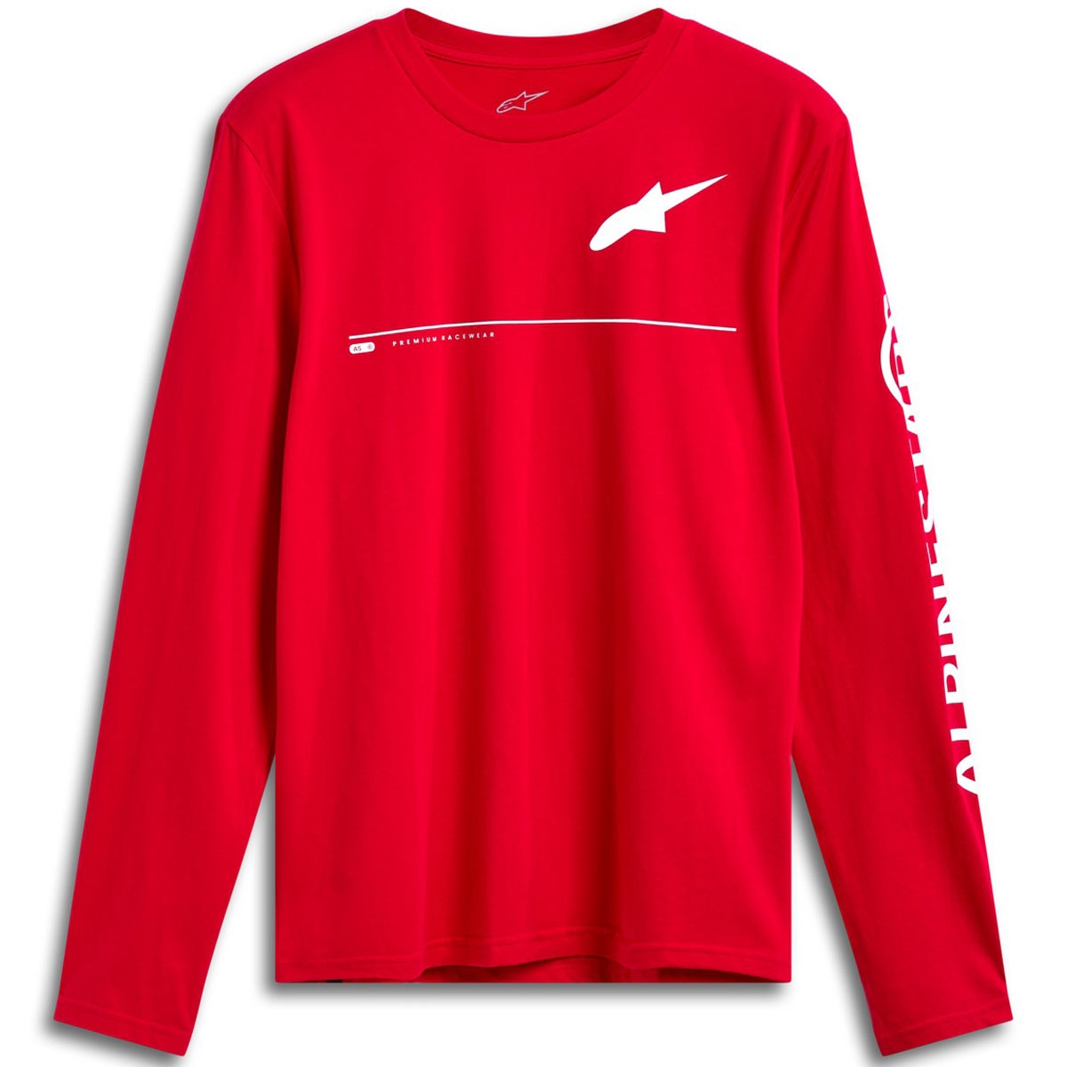 Tričko s dlhým rukávom Alpinestars Committed CSF červené Veľkosť: S